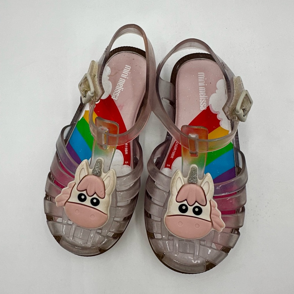 Mini Melissa Possession Unicorn Sandals Size 10 - Picture 3 of 7